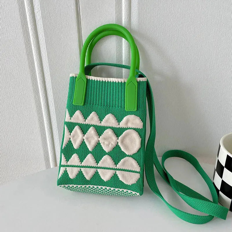 Love Mini Knit Shoulder Crossbody Bag - Bella Enchanté